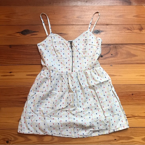 BeBop Cream Primary Color Mini Dress, GUC, XL - Picture 3 of 11